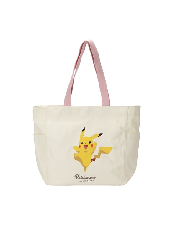 Pokemon Pikachu 15-inch Adult White Tote Bag