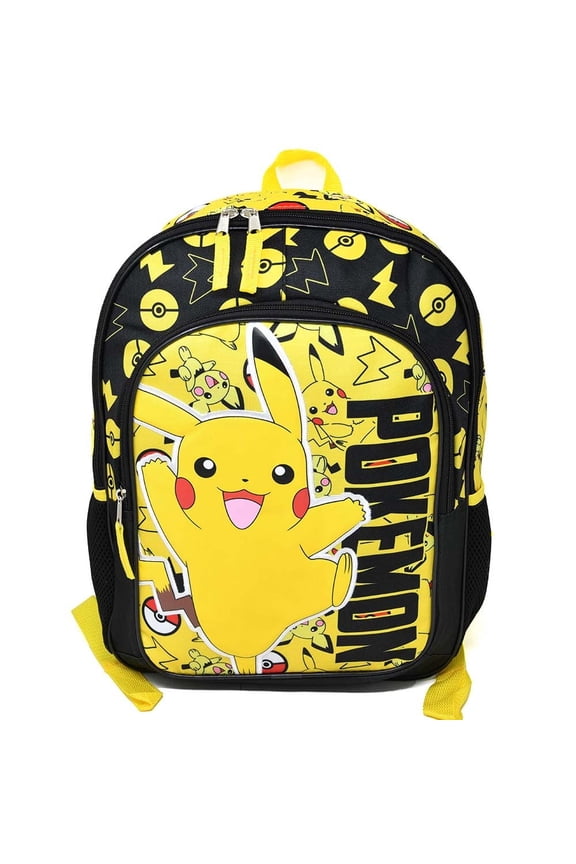 Pokemon "Pikachu" 16" Backpack with 1 Front Pocket