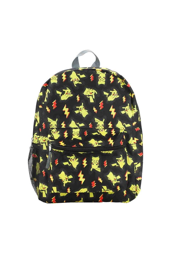Pokemon Pikachu All-Over Print 16" Backpack