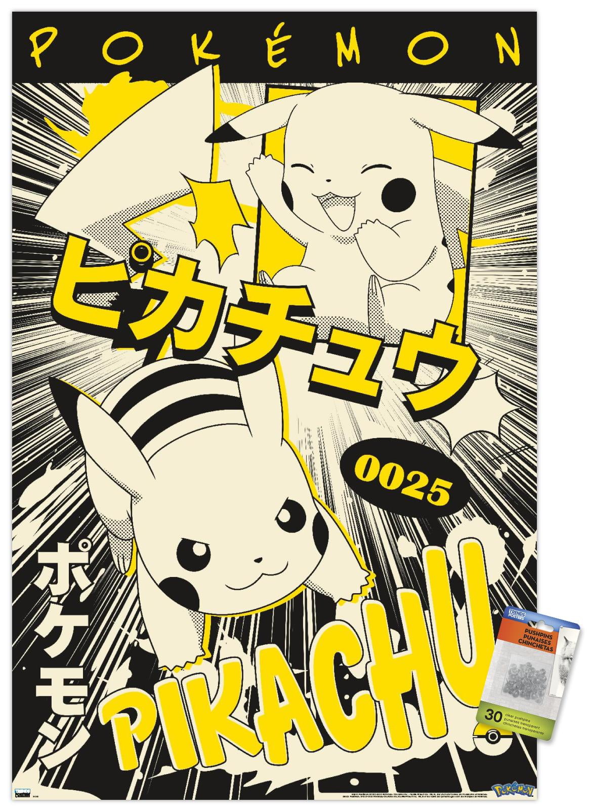 GB Eye Pokemon Xy Ash Ketchum & Pikachu Poster Print, 24 x