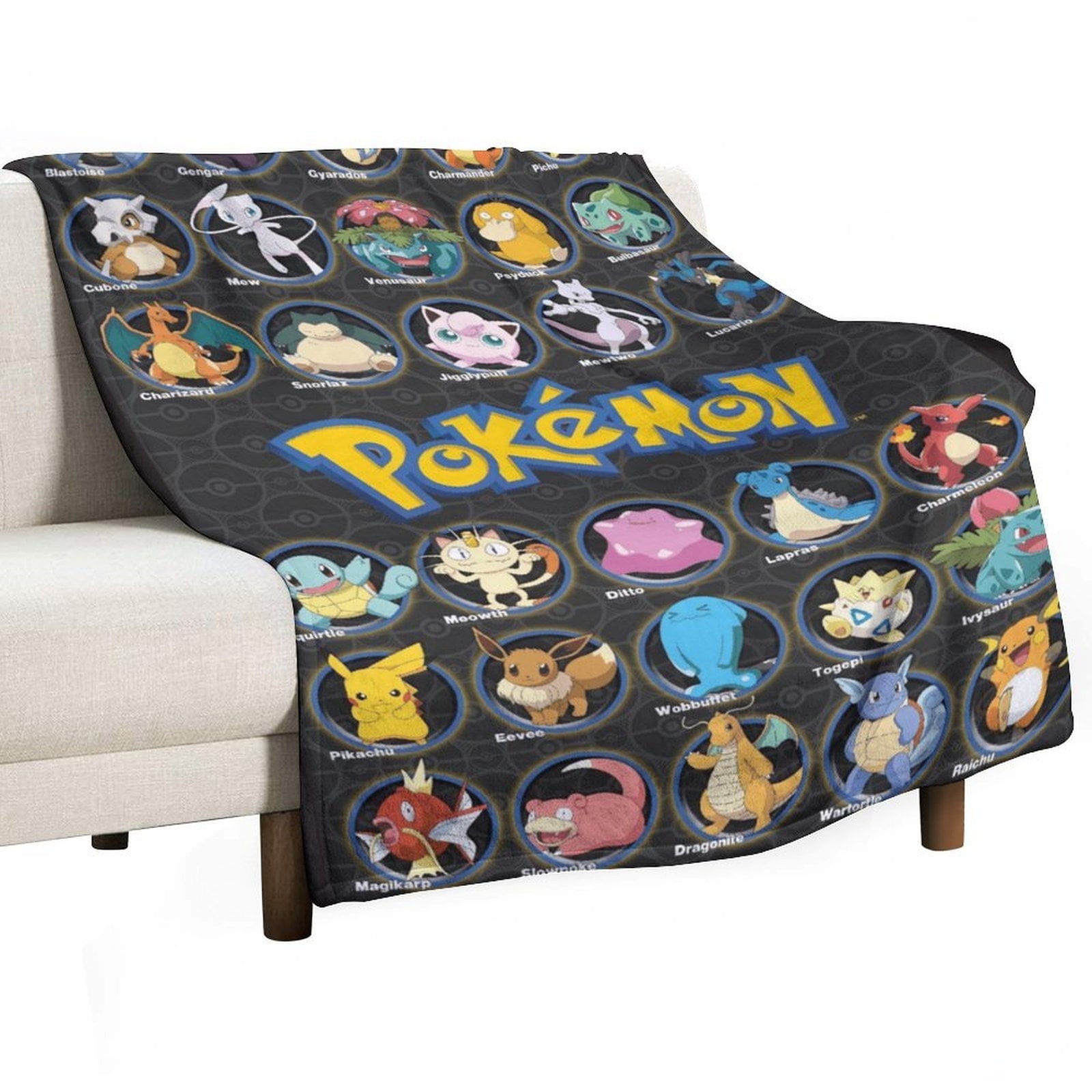Pokemon Pikachu Anti-pilling Soft Warm Flannel Comfortable Plush Air  Conditioning Throw Blanket for Adults And Children 50"x60" - Walmart  Business Supplies