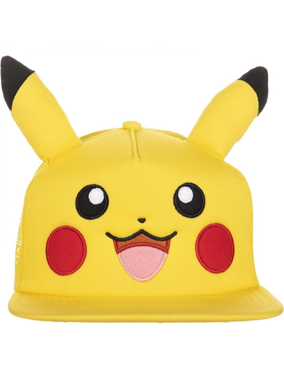Pokemon Pikachu Big Face Hat with Ears