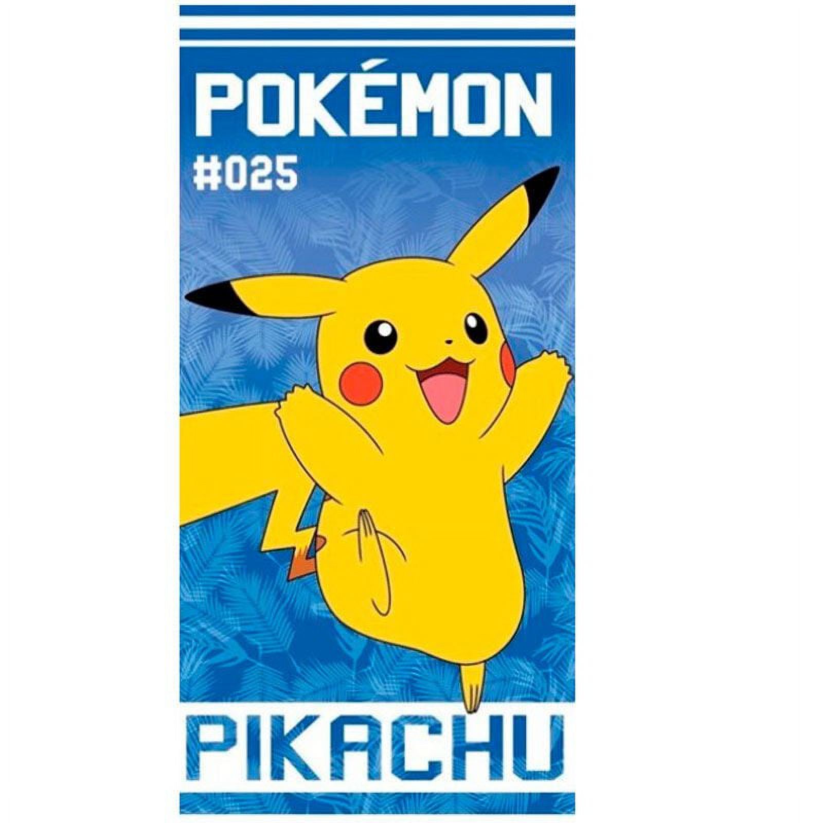 Pokemon Pikachu Blue Cotton Beach Towel