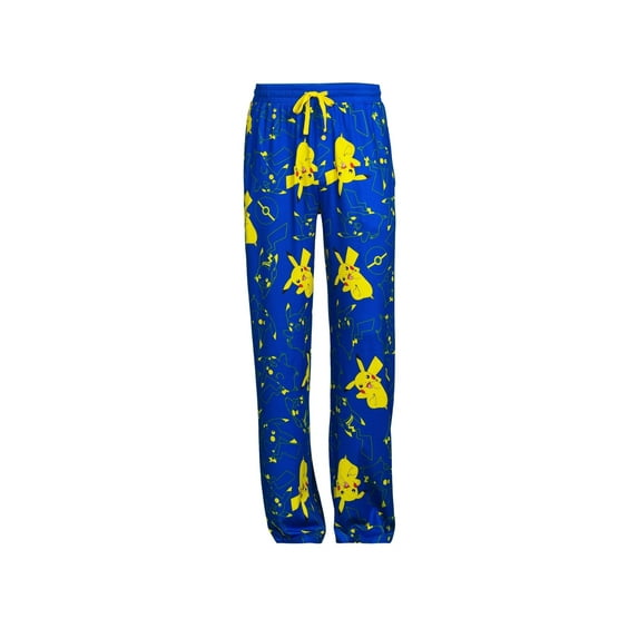 Pokemon Pikachu Blue Pajama Sleep Pants - Medium