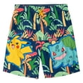 thumbnail image 1 of Pokemon Pikachu Bulbasaur Swim Trunks Bathing Suit UPF 50+ Little Kid to Big Kid, 1 of 4