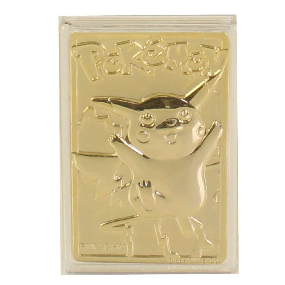 Pokemon Pikachu Burger King Trading Card (Gold-Plated) - Walmart.com