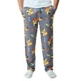 thumbnail image 1 of Pokemon Pikachu Costumes Men's Gray Sleep Pajama Pants-Small, 1 of 4