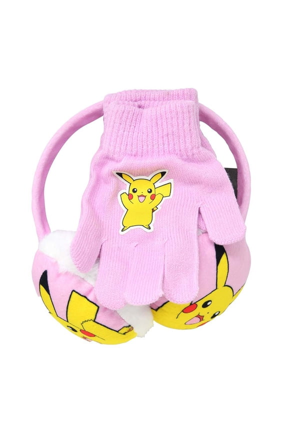 Pokemon "Pikachu" Earmuff & Glove Set
