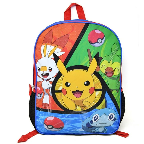 Pokemon "Pikachu & Friends" Flat Front 15" Backpack