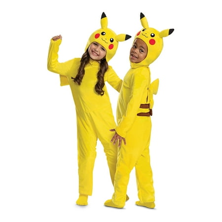 Pokemon Pikachu Halloween Costume for Toddler, Size 3-4T, by Disguise