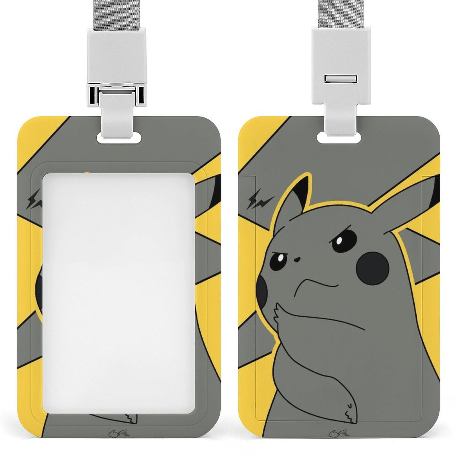 Pokemon_Pikachu ID Card Name Badge Holder Vertical Name Tag Holder ID