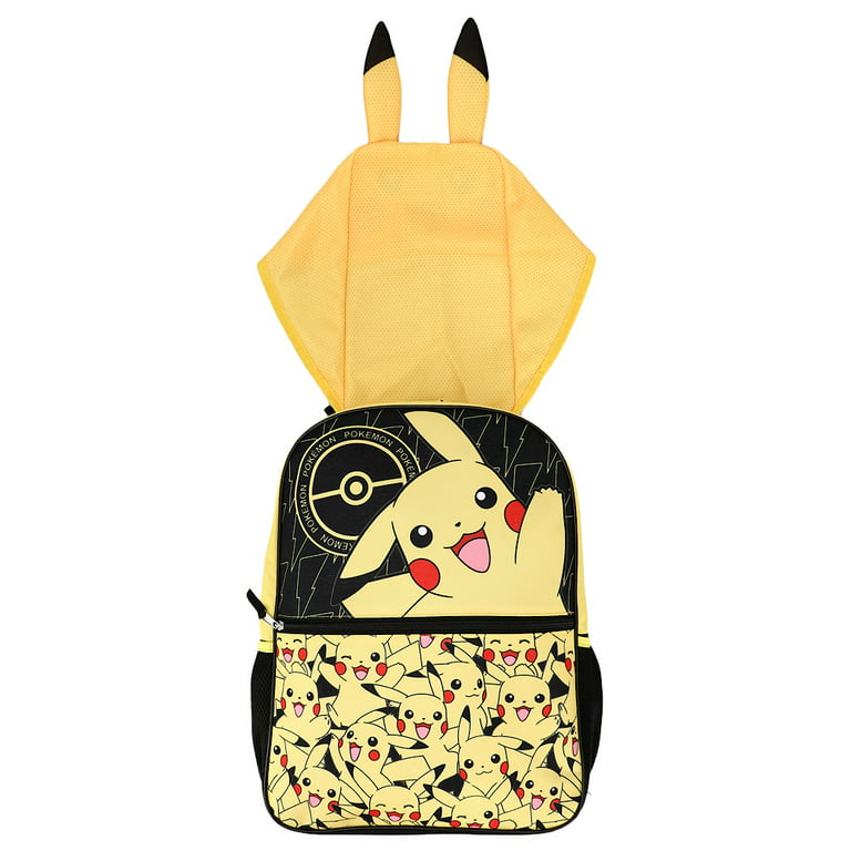 Pokemon Pikachu Kids 16'' Hooded Backpack