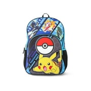 Pokémon Boys' 17" Pikachu Light Up Backpack with Bonus Card Pack, Black