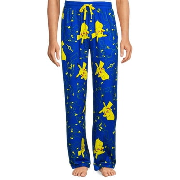 Pokemon Pikachu Men's & Big Men's All Over Print Sleep Pants, Size S-2XL