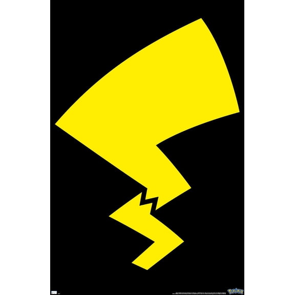 Pokemon - Pikachu Minimalist Tail Wall Poster, 14.725" x 22.375"