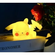Pokemon Pikachu Night Light Desk Toy Light Up Top, approx 4", 1 count