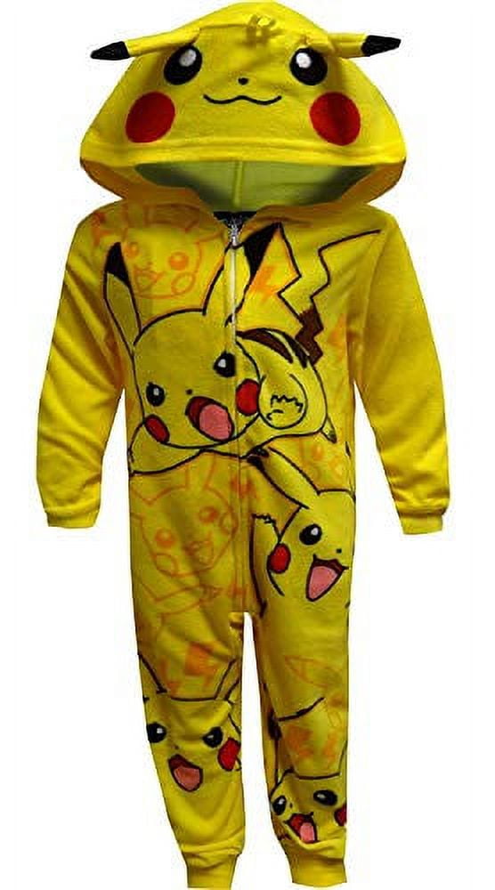 Pikachu Footie Pajamas Pikachu Onesie Pokemon Onesie Pajamas For