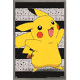 thumbnail image 1 of Pokemon - Pikachu Open Arms Wall Poster, 22.375" x 34" Framed, 1 of 5