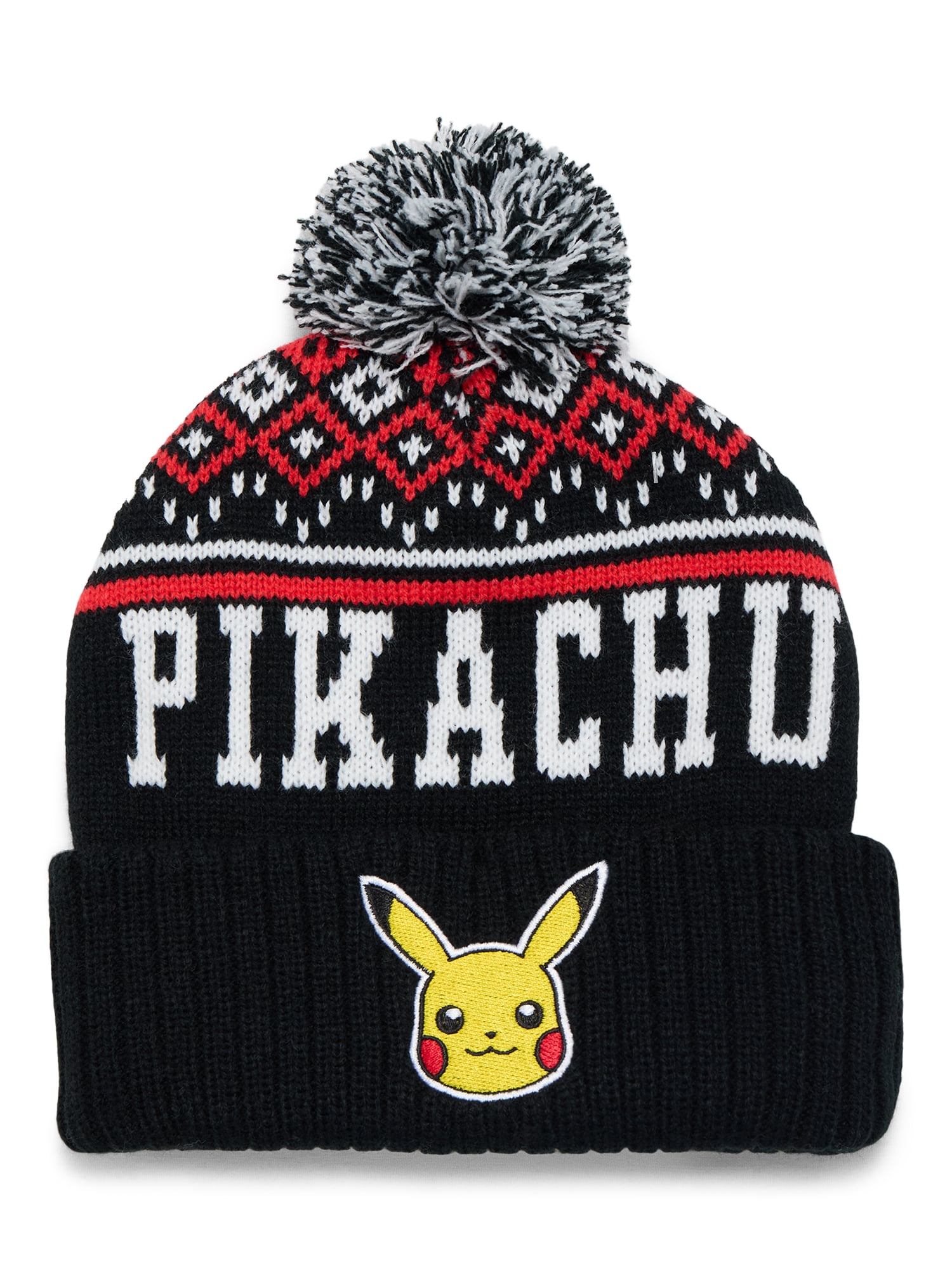 Pokemon Women's Pikachu Pom Beanie Hat