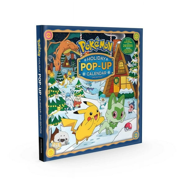 Pokemon Pikachu Press Pokmon Holiday Advent Pop-Up Tree Calendar: Come Join Pikachu and Its Friends as They Celebrate the Holidays by the Fir, Book 2, (Paperback)