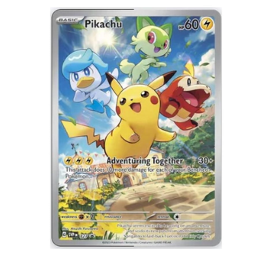 Pokemon Pikachu SVP 027 Paldea Evolved Elite Trainer Box