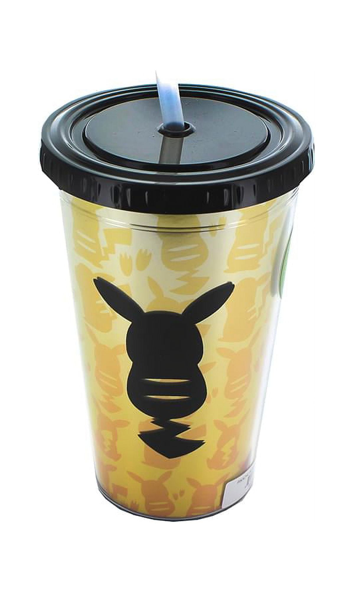 Pokemon Eevee Officially Licensed Plastic Tumbler Cup with Lid and