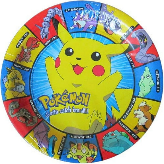 Pokemon 'Pikachu' Small Paper Plates (8ct)