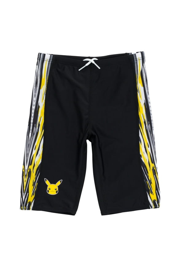 Pokemon Pikachu UPF 50+ Swim Jammers Swimsuit Little Kid to Big