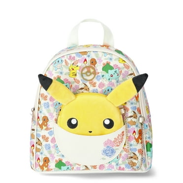 Pokemon Pikachu Women's Graphic Mini Backpack, Floral