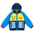thumbnail image 1 of Pokemon Pikachu Zip Up Quilted Jacket Cozy Sherpa Little Kid to Big Kid, 1 of 5