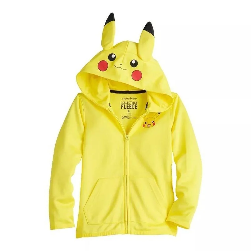 Pokemon-Pikachu-Zip-up-Fleece-