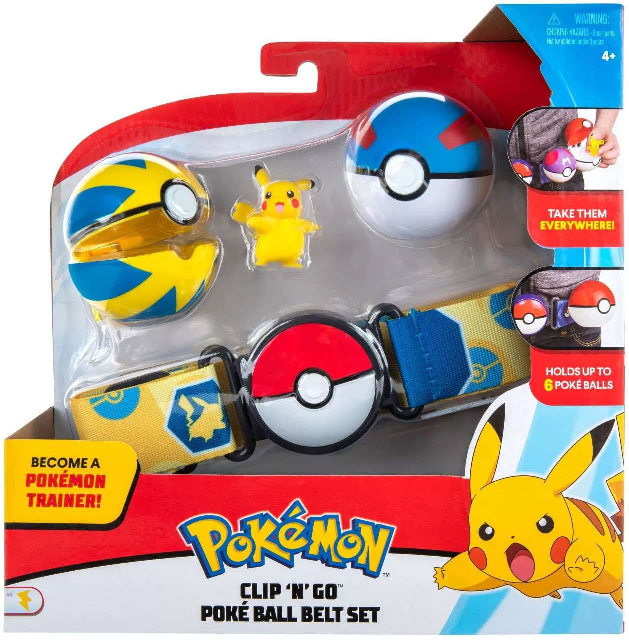 Pokemon - Ceinture Clip'N' Go Poke - Pikachu