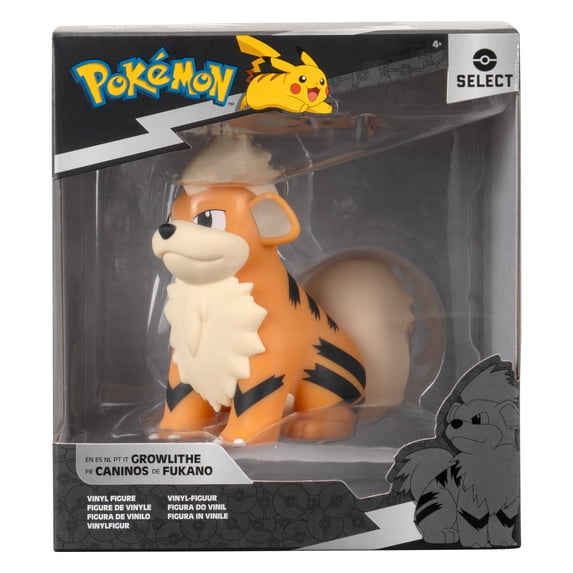 Pokemon Growlithe Collectible 4 Inch Vinyl Figure