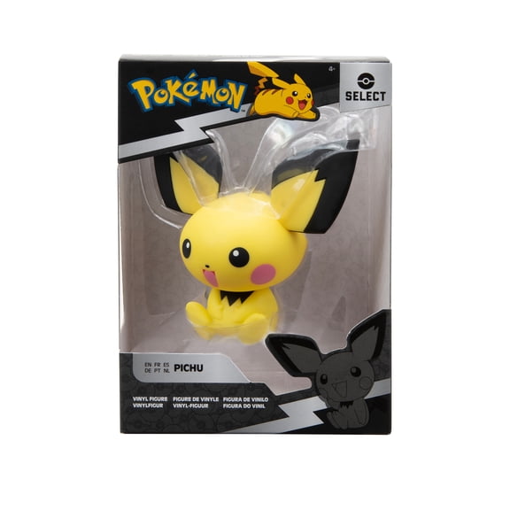 Pokemon Pichu Select Vinyl Figure - 4-inch Figure Made from High-Quality Vinyl