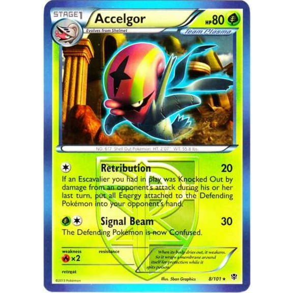 Pokemon Plasma Blast Rare Accelgor #8