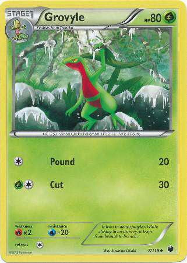 pokemon grovyle card Water Energy - 019 Holo Rare main image 1