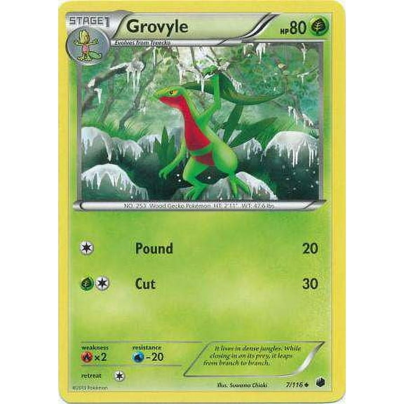Pokemon Plasma Freeze Grovyle #7