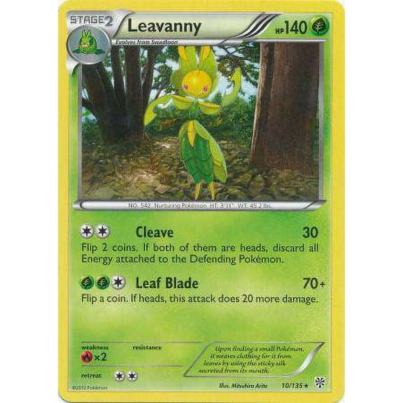 Pokemon Plasma Storm Leavanny #10
