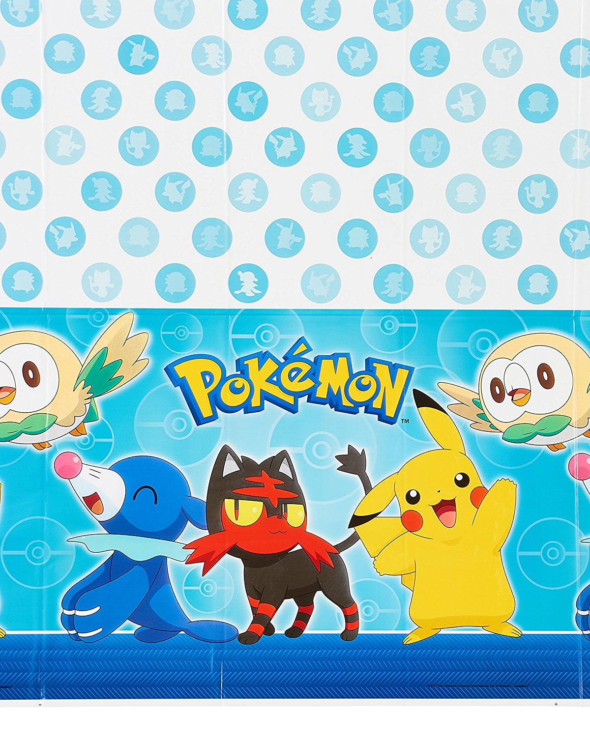 NEW Pokemon Pikachu And Friends Tablecover (54 In x 96 In) by DesignWare  Plastic