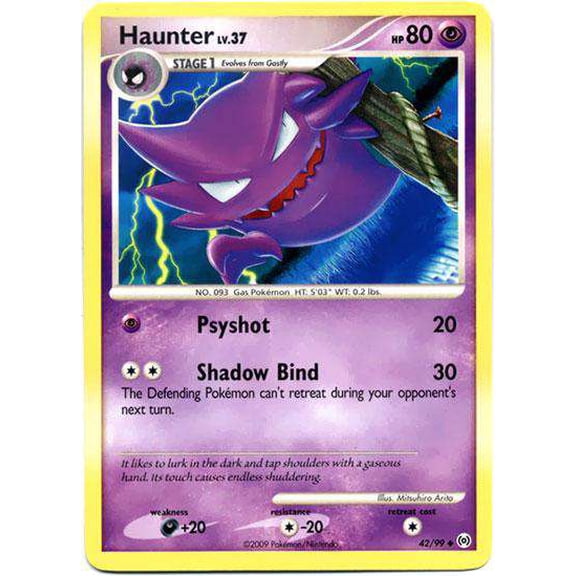 Pokemon Platinum Arceus Uncommon Haunter #42
