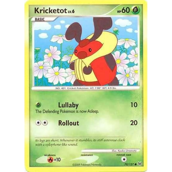 Pokemon Platinum Common Kricketot #78