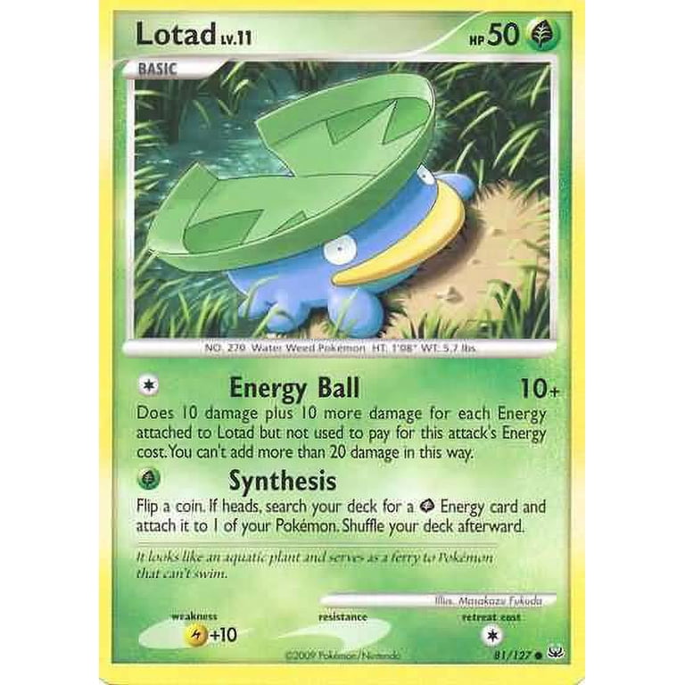 Pokemon Platinum Common Lotad #81 - Walmart.com