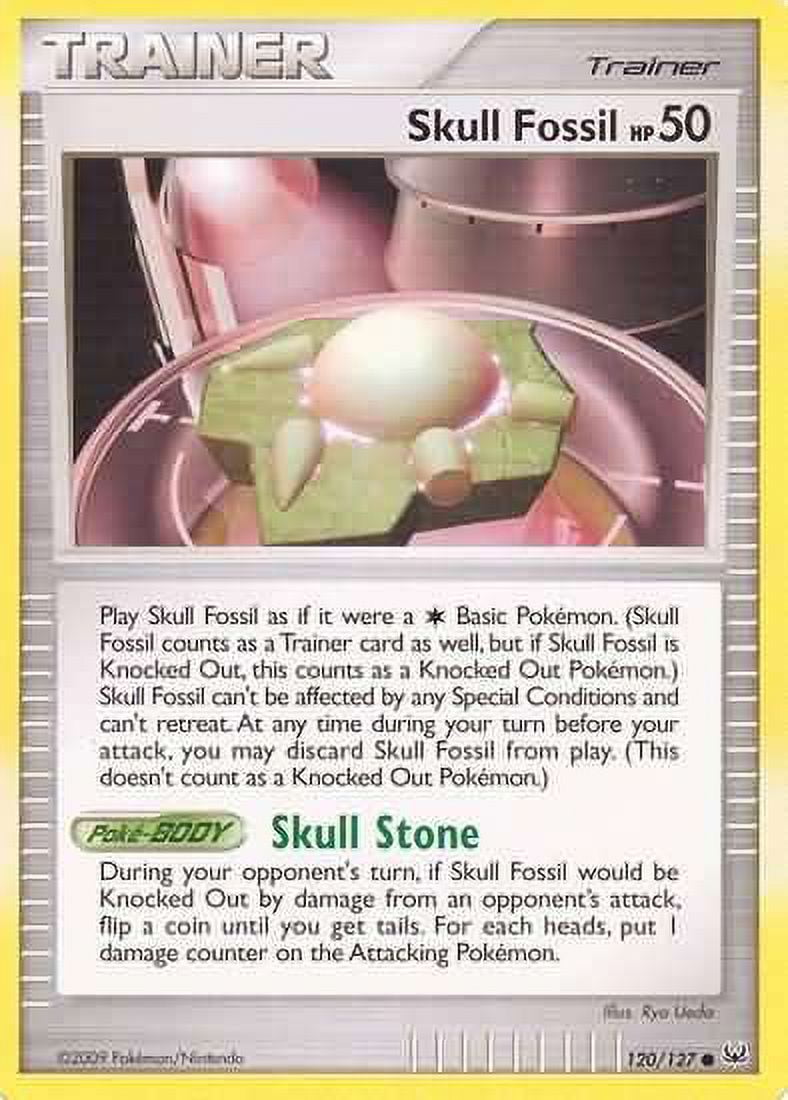Pokemon Platinum Common Skull Fossil #120 - Walmart.com