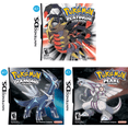 thumbnail image 1 of Pokemon Platinum & Diamond & Pearl 3pcs set DS NDS Game,US Version, 1 of 7