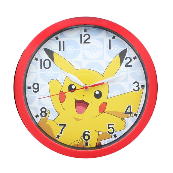 Pokemon Playful Pikachu 9.5 Wall Clock