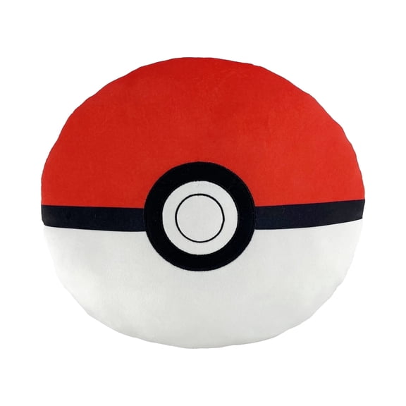 Pokemon Poke Ball Soft Small Cloud Pillow – Ultra Soft Plush Entertainment Character Pillow for Kids
