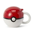 thumbnail image 1 of Pokemon Pokeball Ceramic Coffee Mug with Lid, 1 of 7