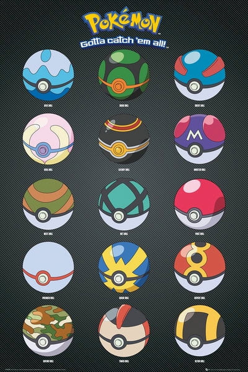 All pokeballs 2024