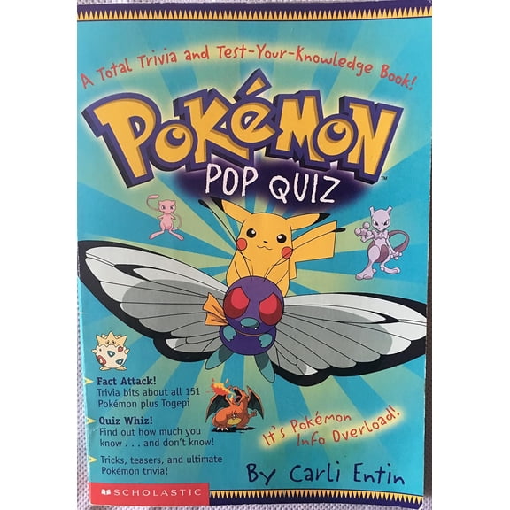 Pre-Owned Pokemon: Pokemon Pop Quiz!: A Total Trivia And Test Your Knowledge Book!