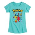 thumbnail image 1 of Pokémon - Pokémon Punk Icons - Youth Girls Short Sleeve Graphic T-Shirt, 1 of 5